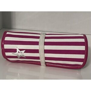 American Girl Rolled Travel Accessory Case Make Up Striped‎ Storage Travel